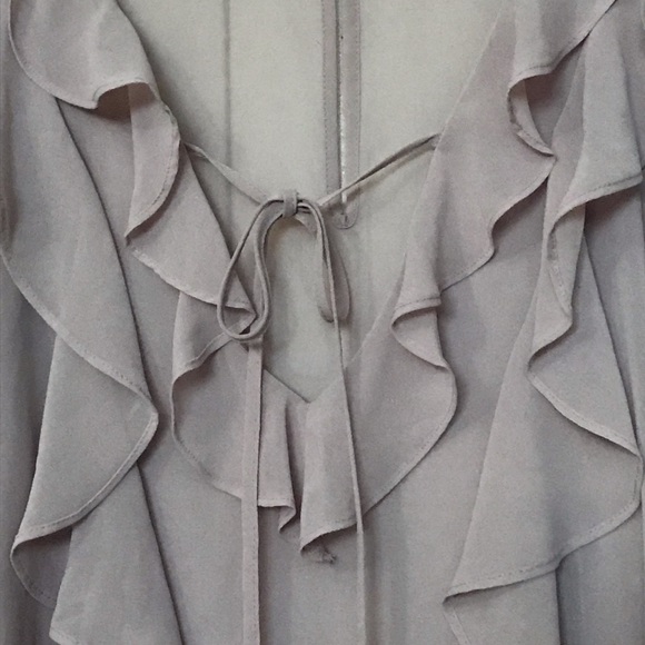 Blouse (color: old pink, see through, long sleeve) - Picture 2 of 3